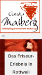 Mobile Screenshot of claudia-maiberg.de